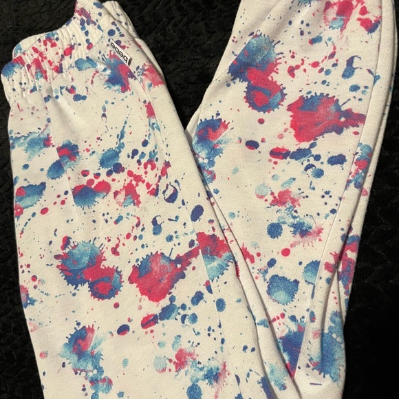 Bebe Sport Multicolor Print Pants - Picture 1 of 2